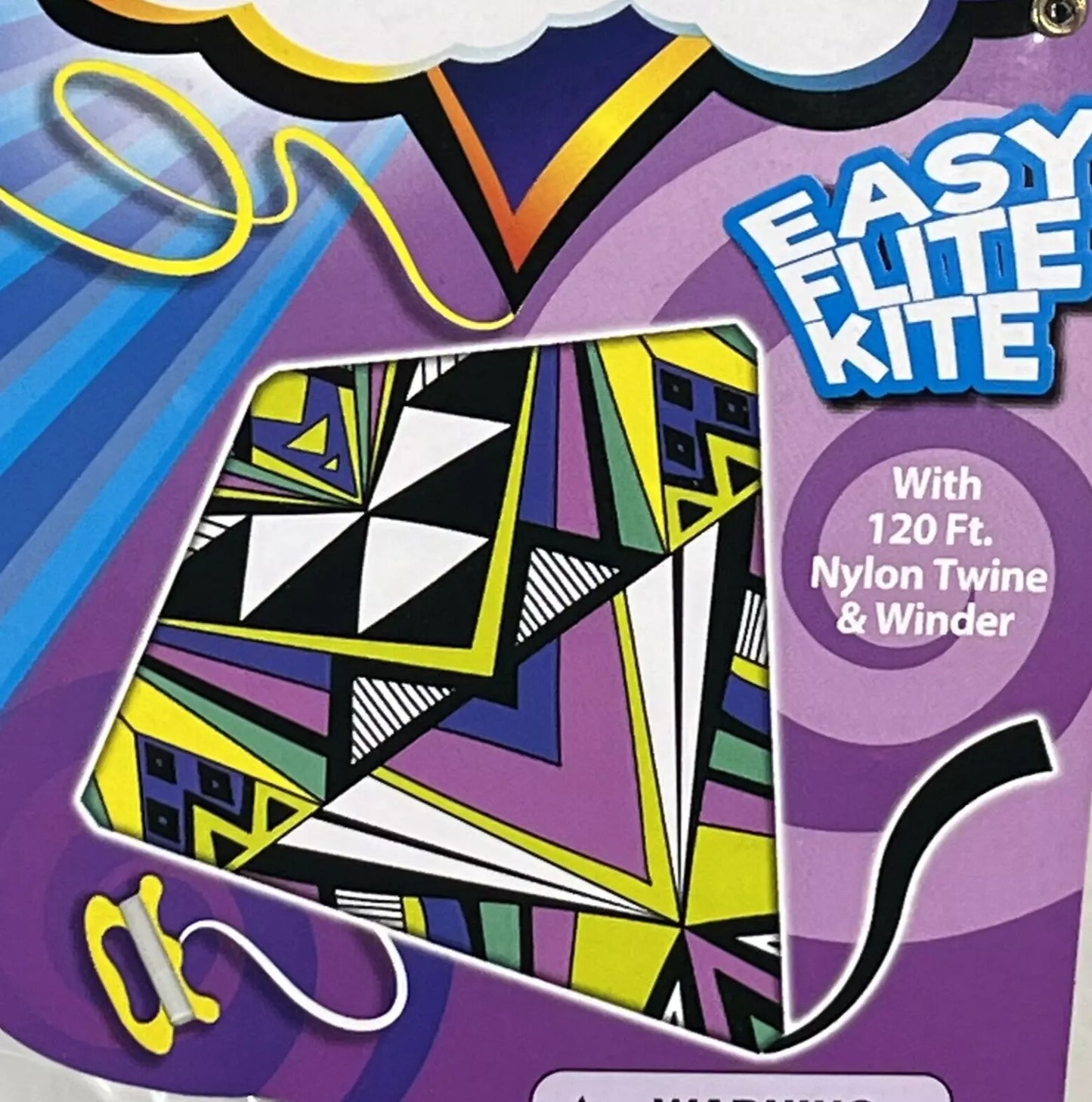 Geometric Kite 26 Inch Tall Diamond Easy Flight