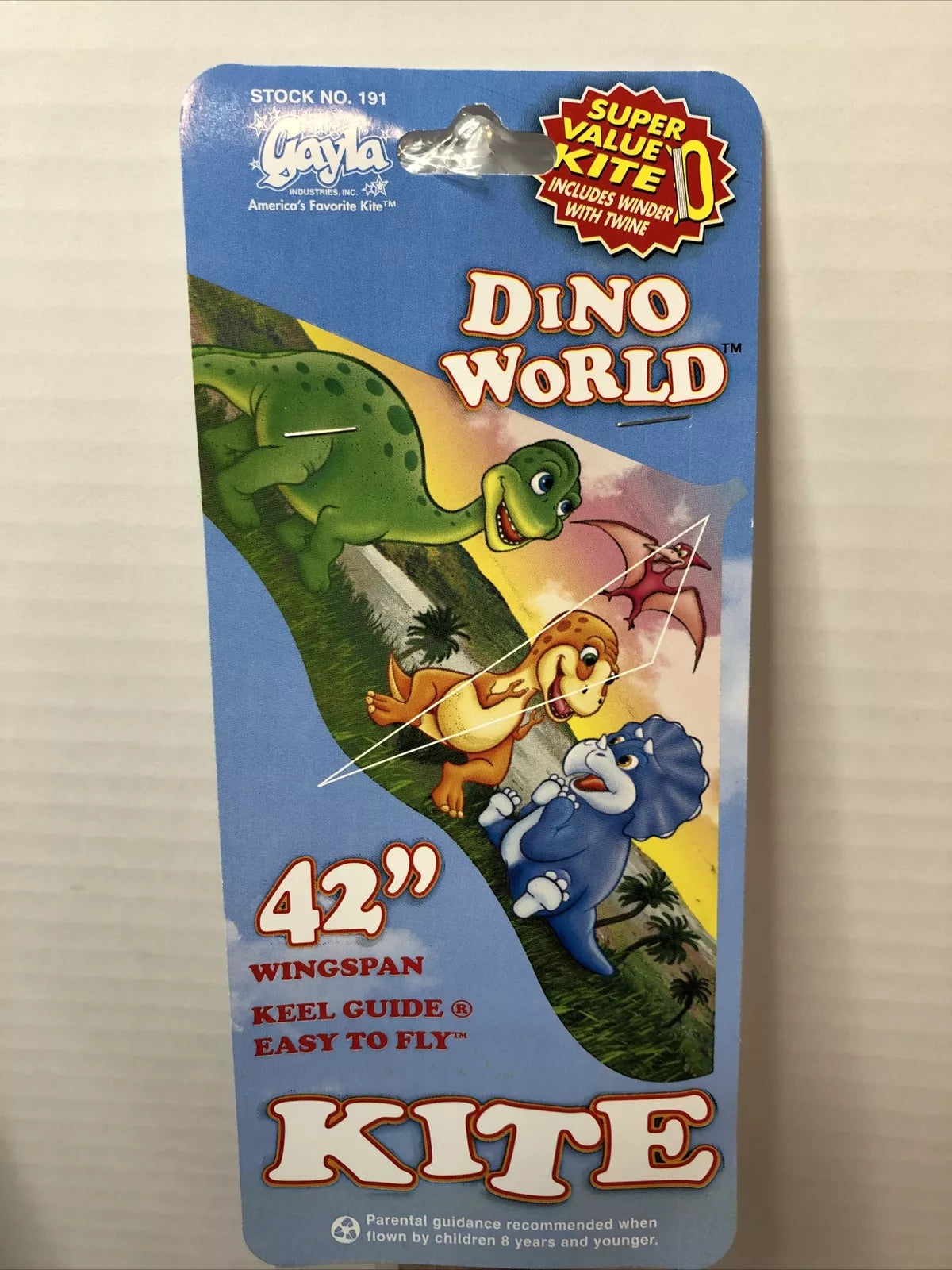 Dino World Kite Gayla Delta 42 Inch Made in USA