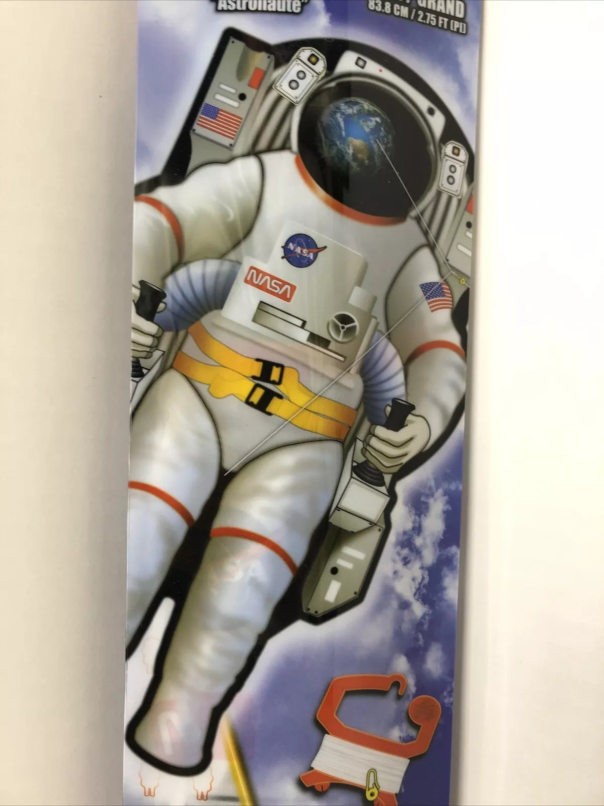 NASA Astronaut Nylon Kite 33 Inch Tall OuterSpace