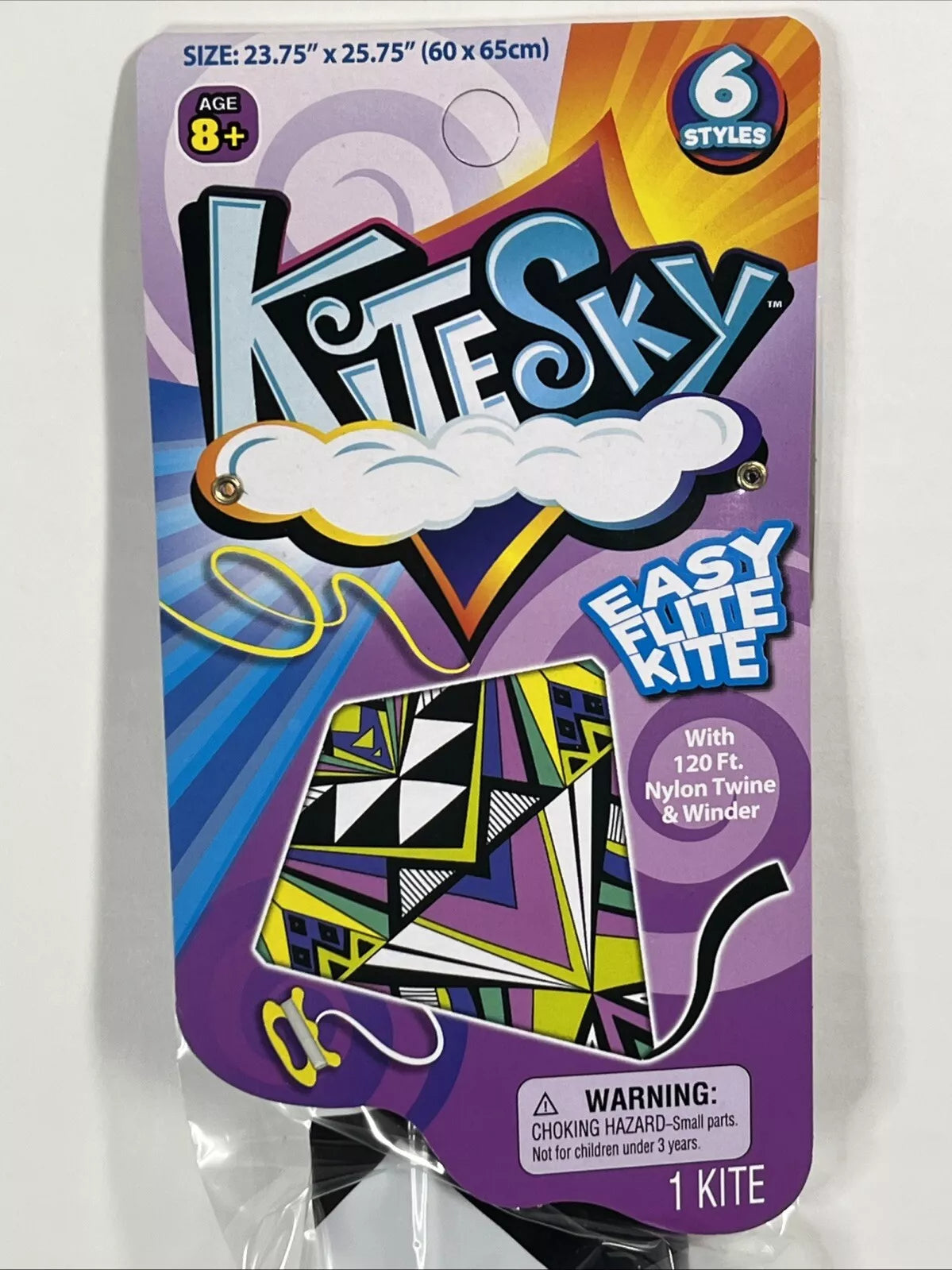 Geometric Kite 26 Inch Tall Diamond Easy Flight