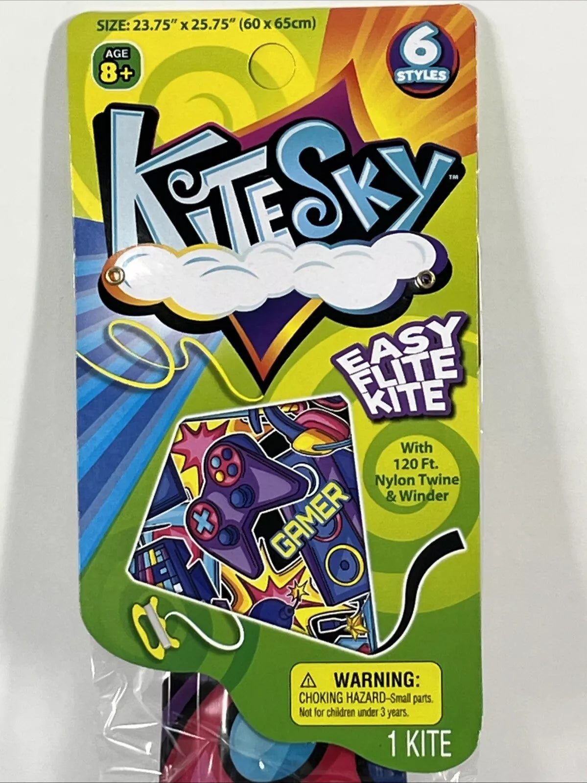 Gamer Kite 26 Inch Tall Diamond Easy Flight