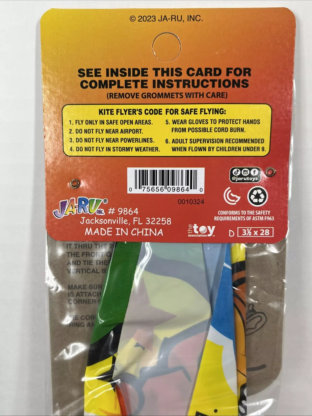 Crazy Kite 26 Inch Tall Diamond Easy Flight