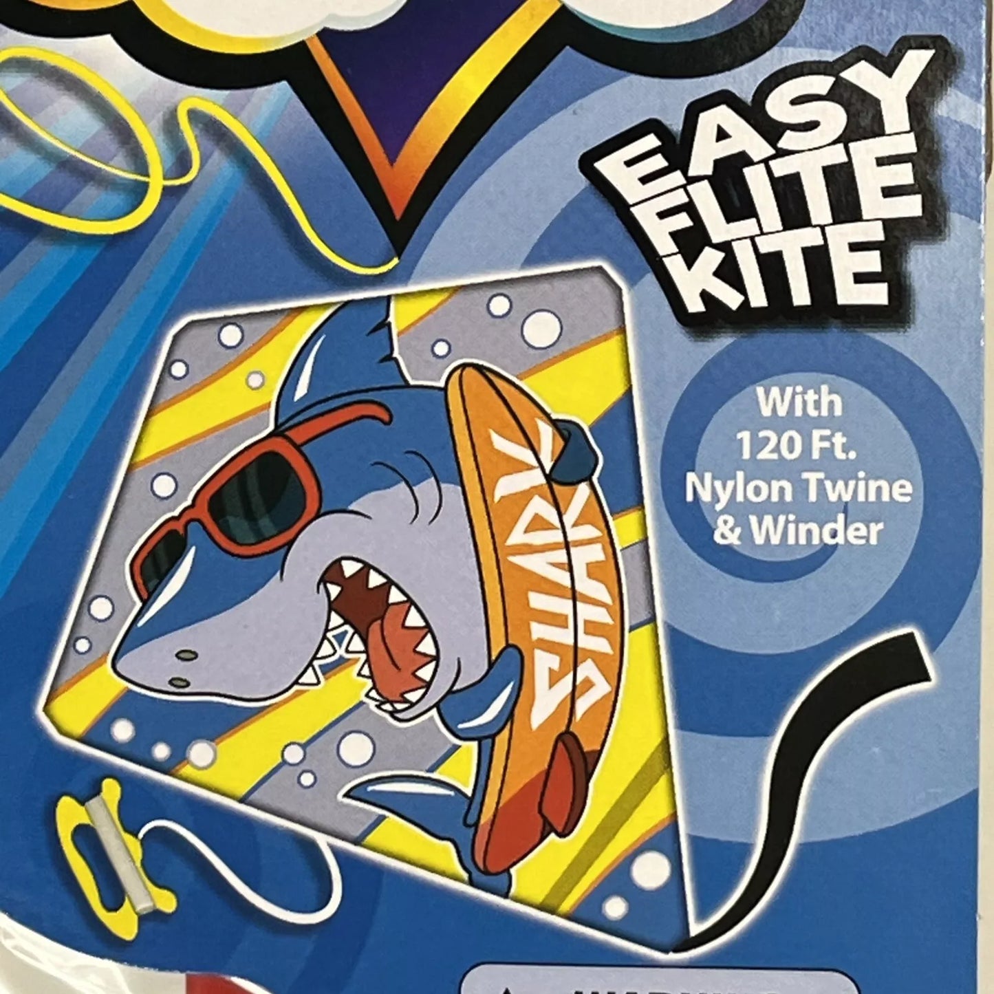 Surfer Shark Kite 26 Inch Tall Diamond Easy Flight