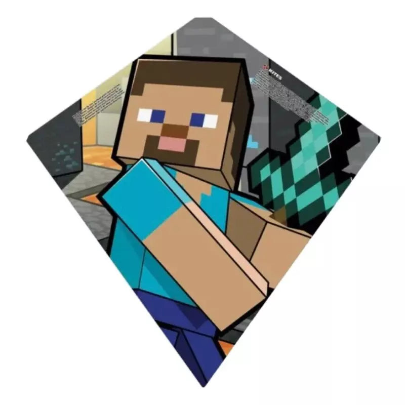 Minecraft Steve Kite SkyDiamond 23 Inch Tall