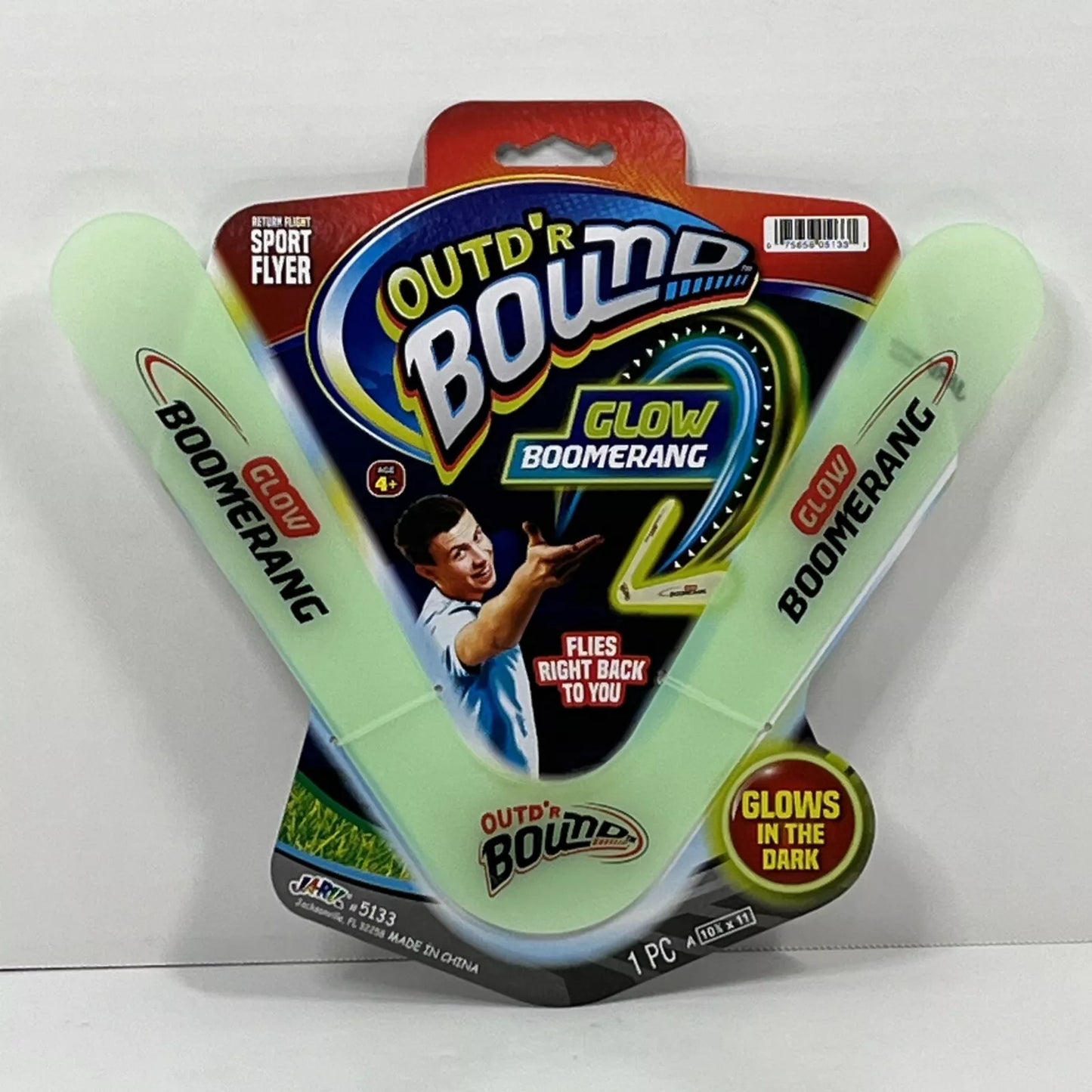 Boomerang Glow in the Dark Outdoor Fun U 2 Wing