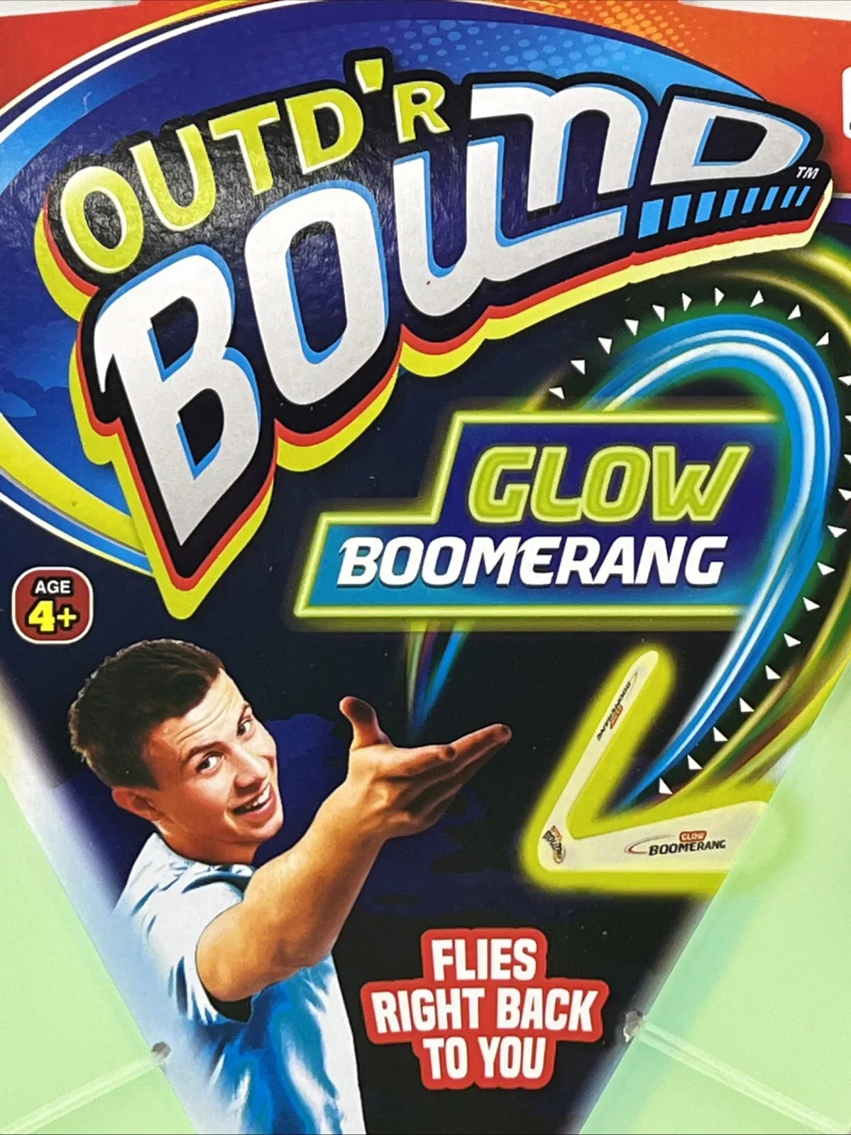 Boomerang Glow in the Dark Outdoor Fun U 2 Wing