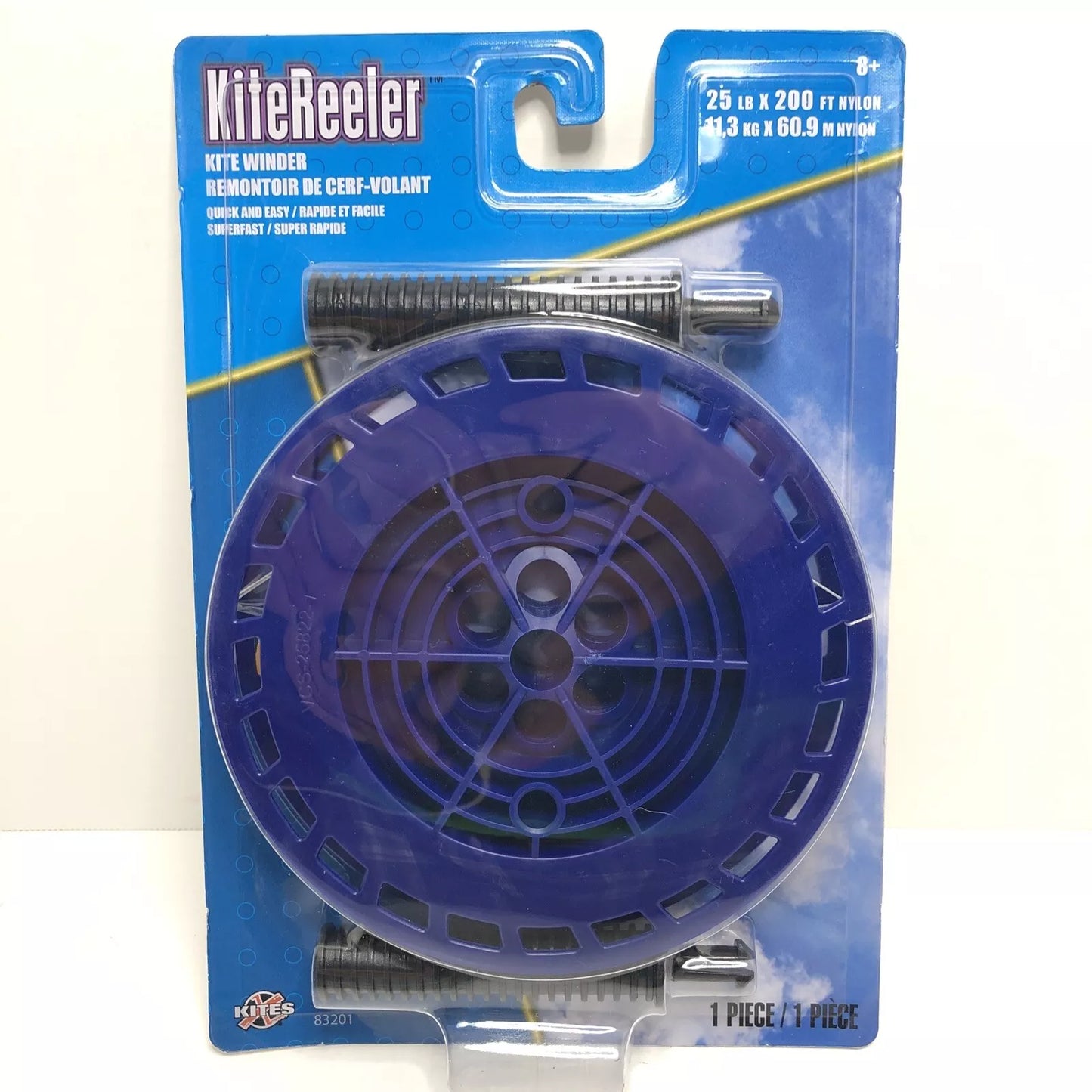 Kite Reel Line and Quik Clip 200 FT 25 LB Nylon
