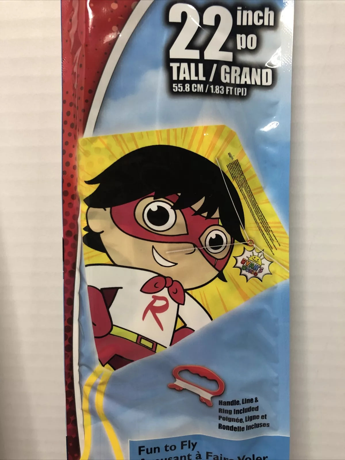 Ryan's World Kite 22 Inch Tall EZBreezy