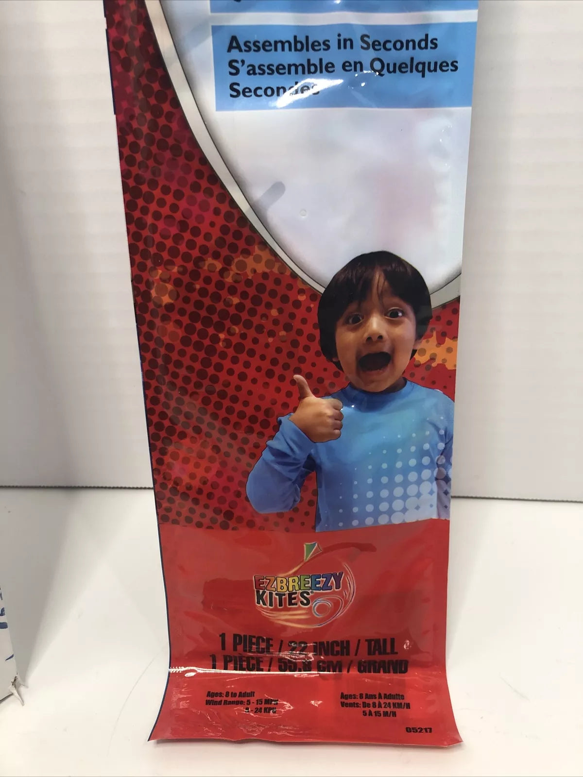 Ryan's World Kite 22 Inch Tall EZBreezy