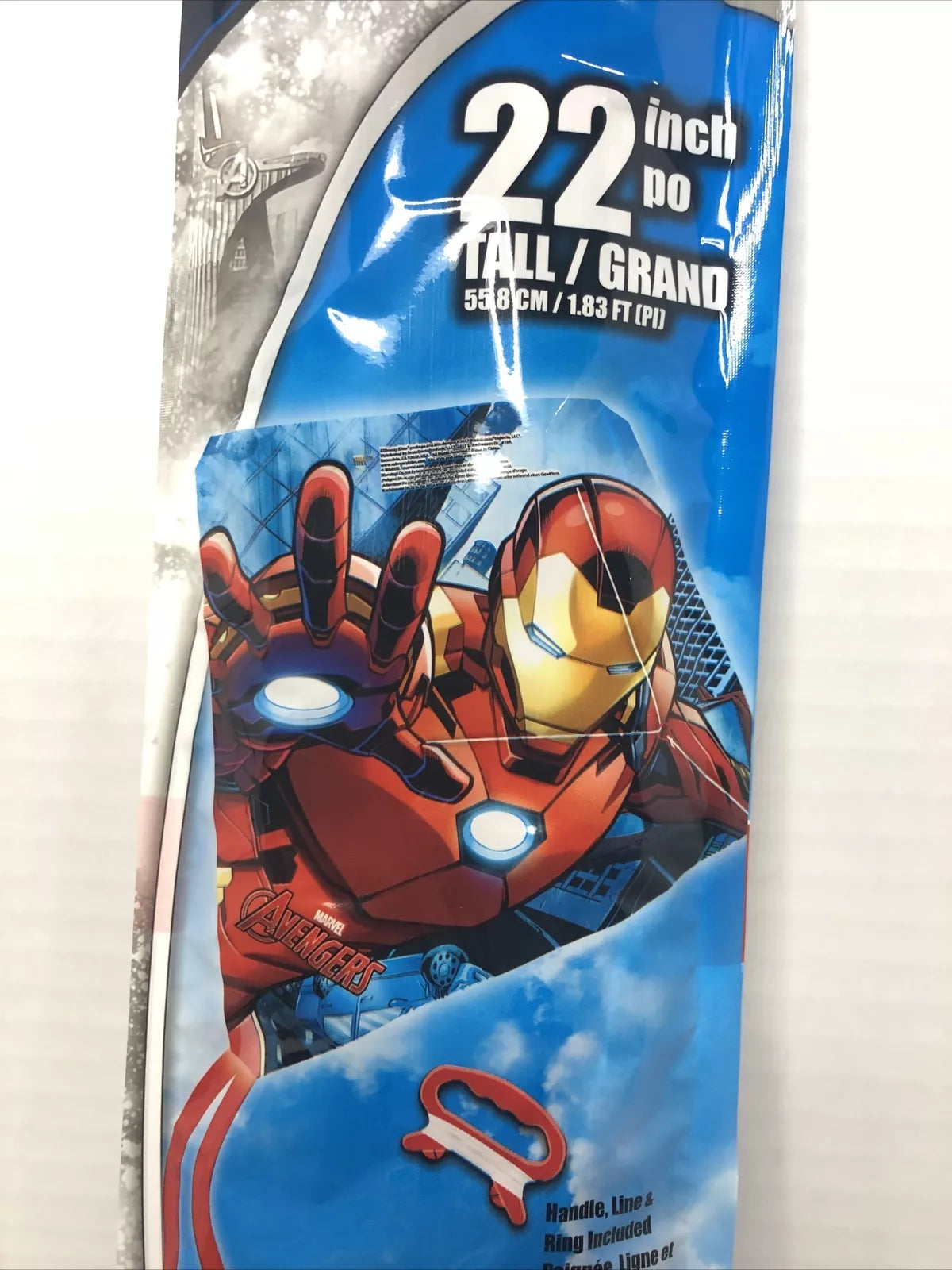Avengers Iron Man Kite 22 Inch Tall EZBreezy