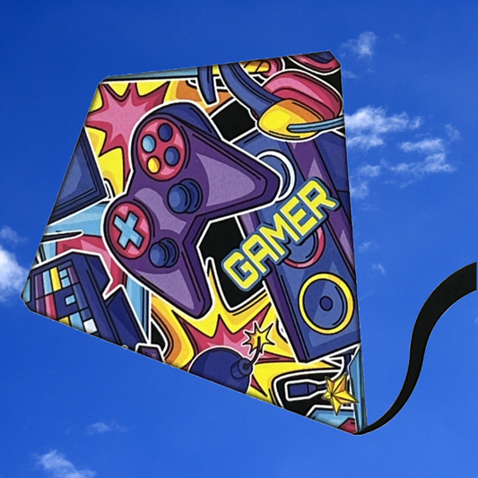 Gamer Kite 26 Inch Tall Diamond Easy Flight