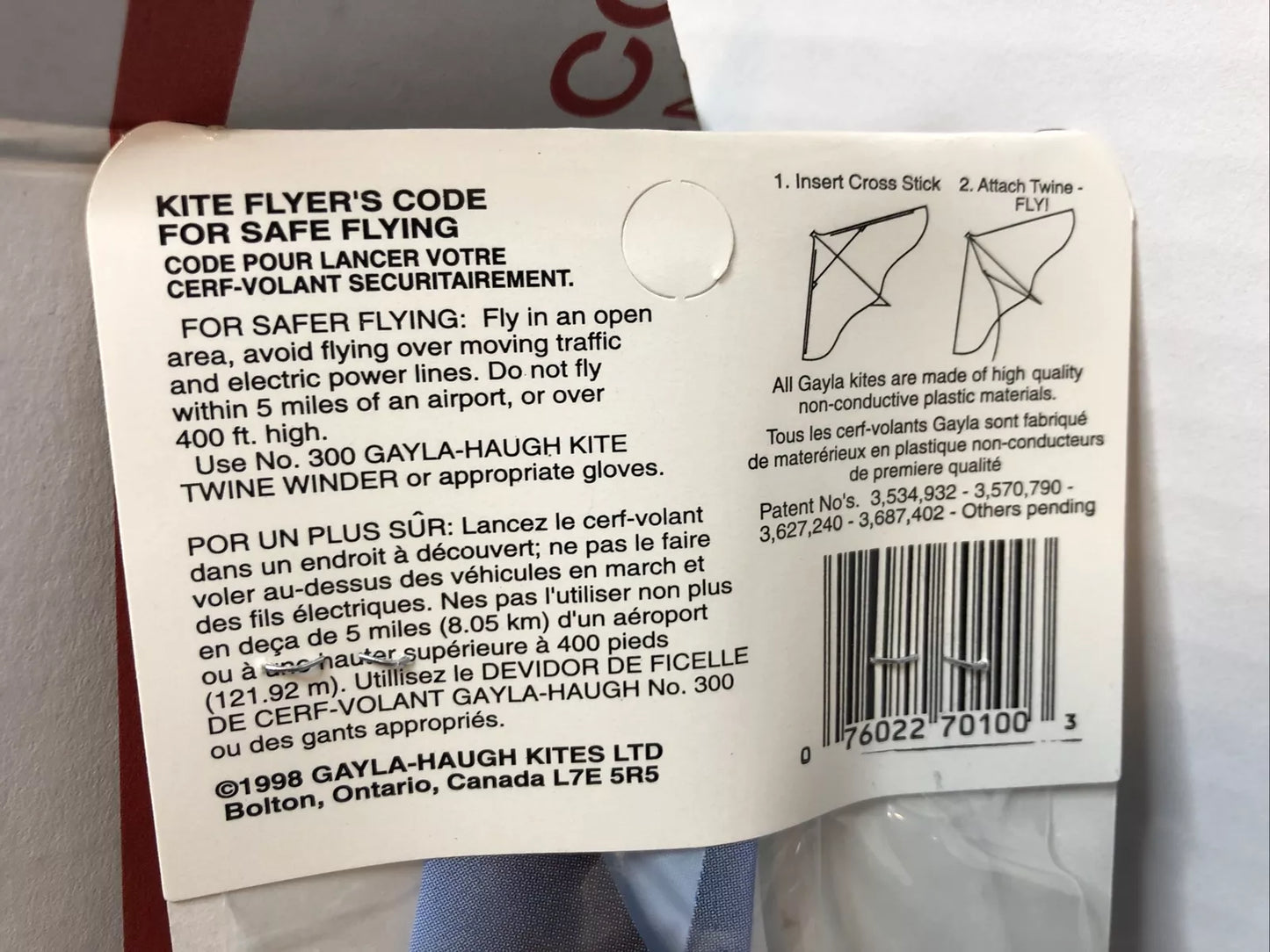 Solar Max Kite Gayla Delta 42 Inch Made in USA