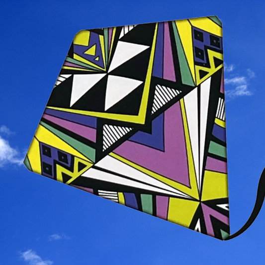 Geometric Kite 26 Inch Tall Diamond Easy Flight