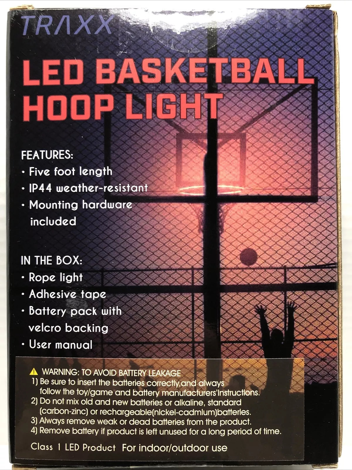 Basketball Hoop Light Outdoor Water-Resistant LED