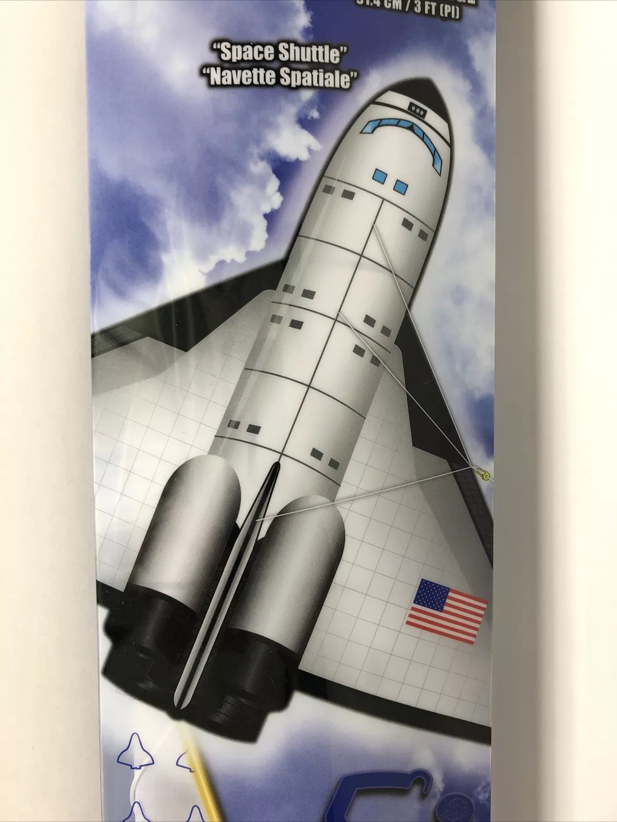 Space Shuttle Nylon Kite 36 Inch Wide OuterSpace
