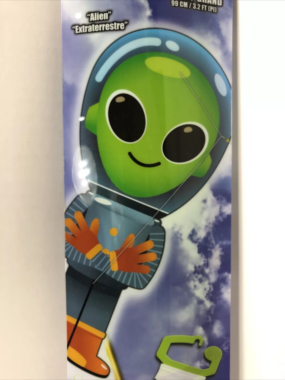 Alien Nylon Kite 39 Inch Tall OuterSpace
