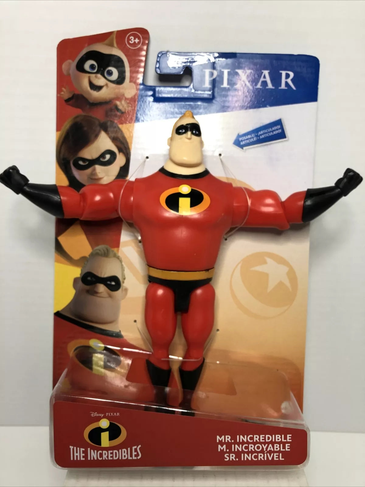 Mr. Incredible Action Figure Disney Pixar The Incredibles