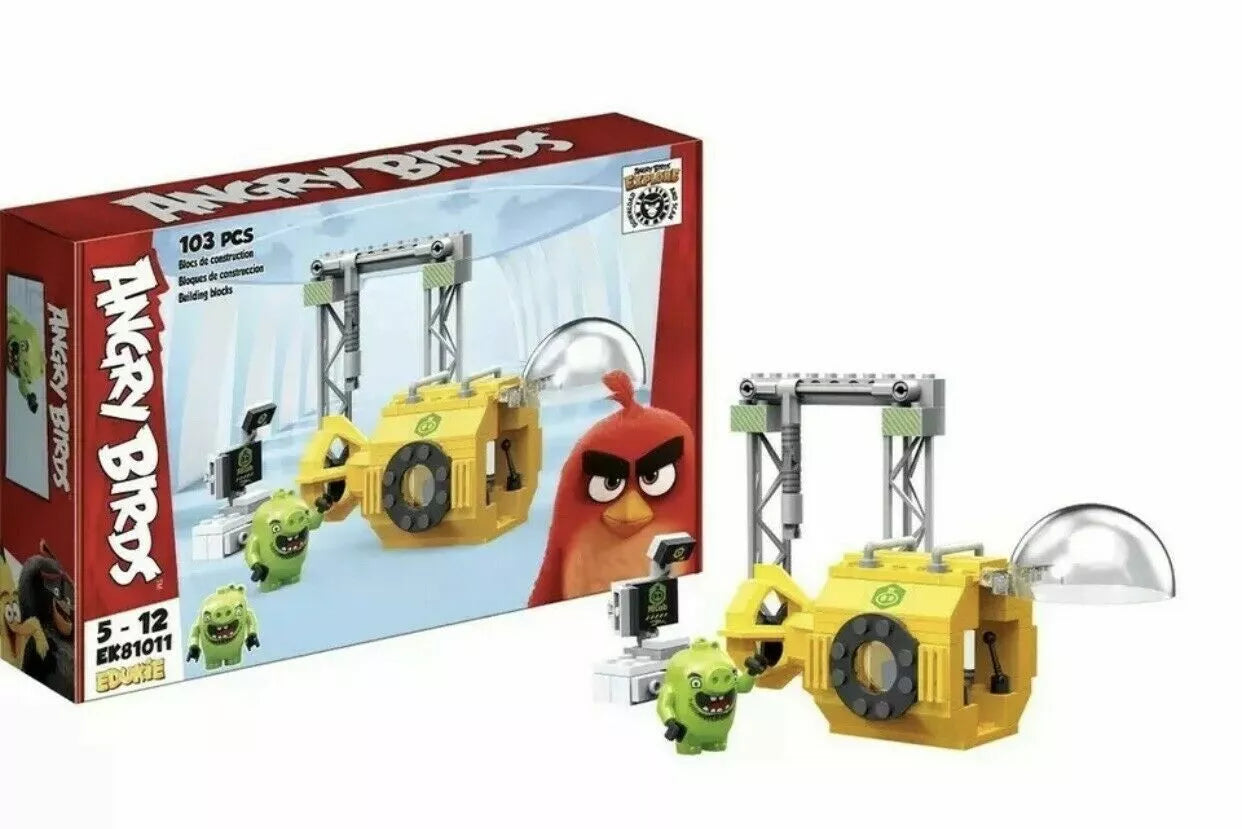 Angry Birds Building Block Set Pig Submarine 103pc EK81011