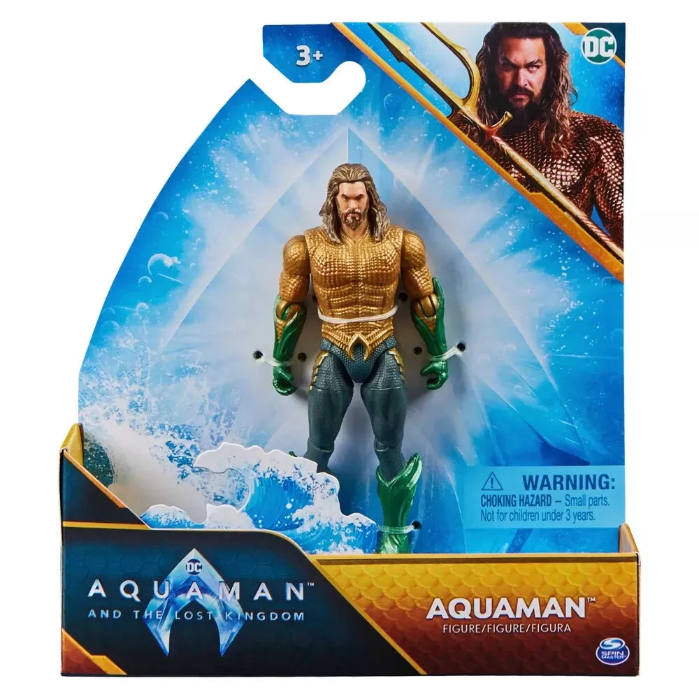 Aquaman Action Figure Gold Suit The Lost Kingdom Spin Master