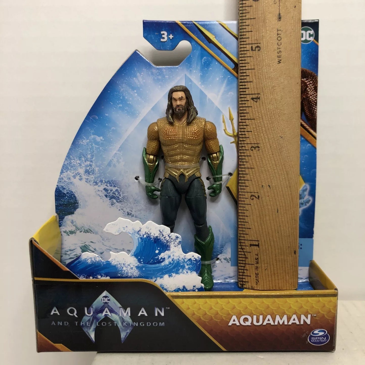 Aquaman Action Figure Gold Suit The Lost Kingdom Spin Master