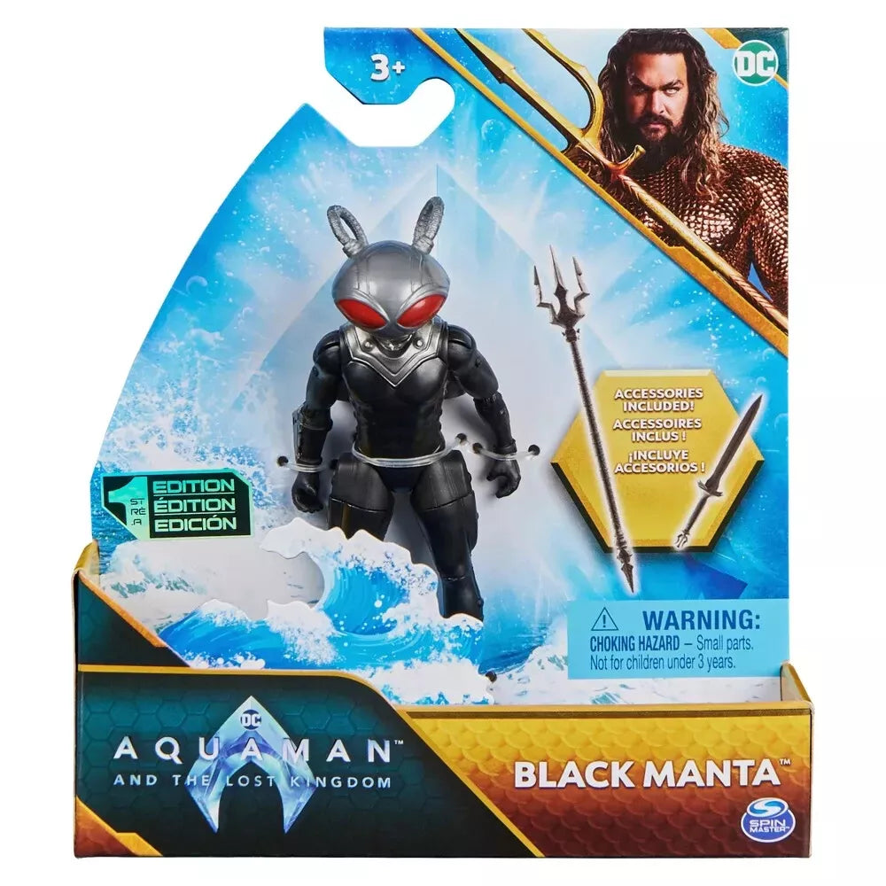 Black Manta Action Figure Aquaman The Lost Kingdom Spin Master