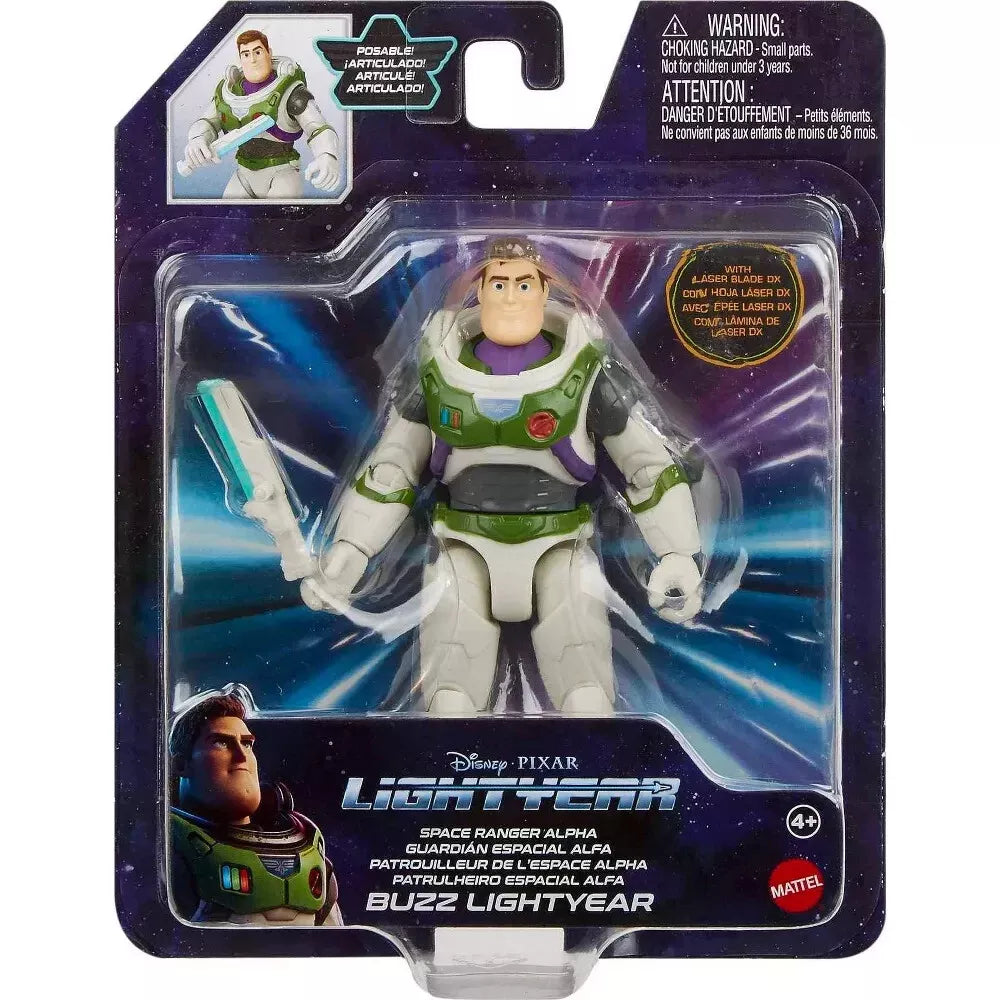 Buzz Lightyear Space Ranger Alpha Action Figure 5-Inch Disney Pixar Mattel