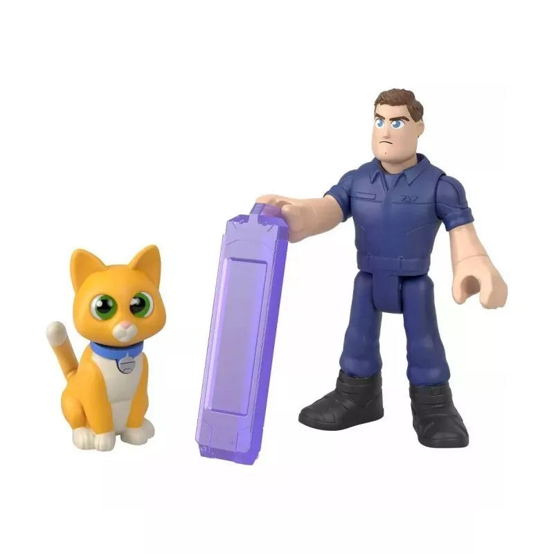 Buzz Lightyear and Sox Cat Action Figure Set Fisher-Price Imaginext Disney Pixar