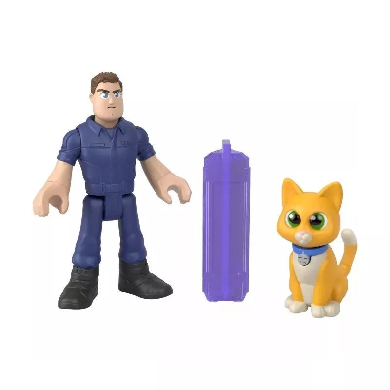 Buzz Lightyear and Sox Cat Action Figure Set Fisher-Price Imaginext Disney Pixar