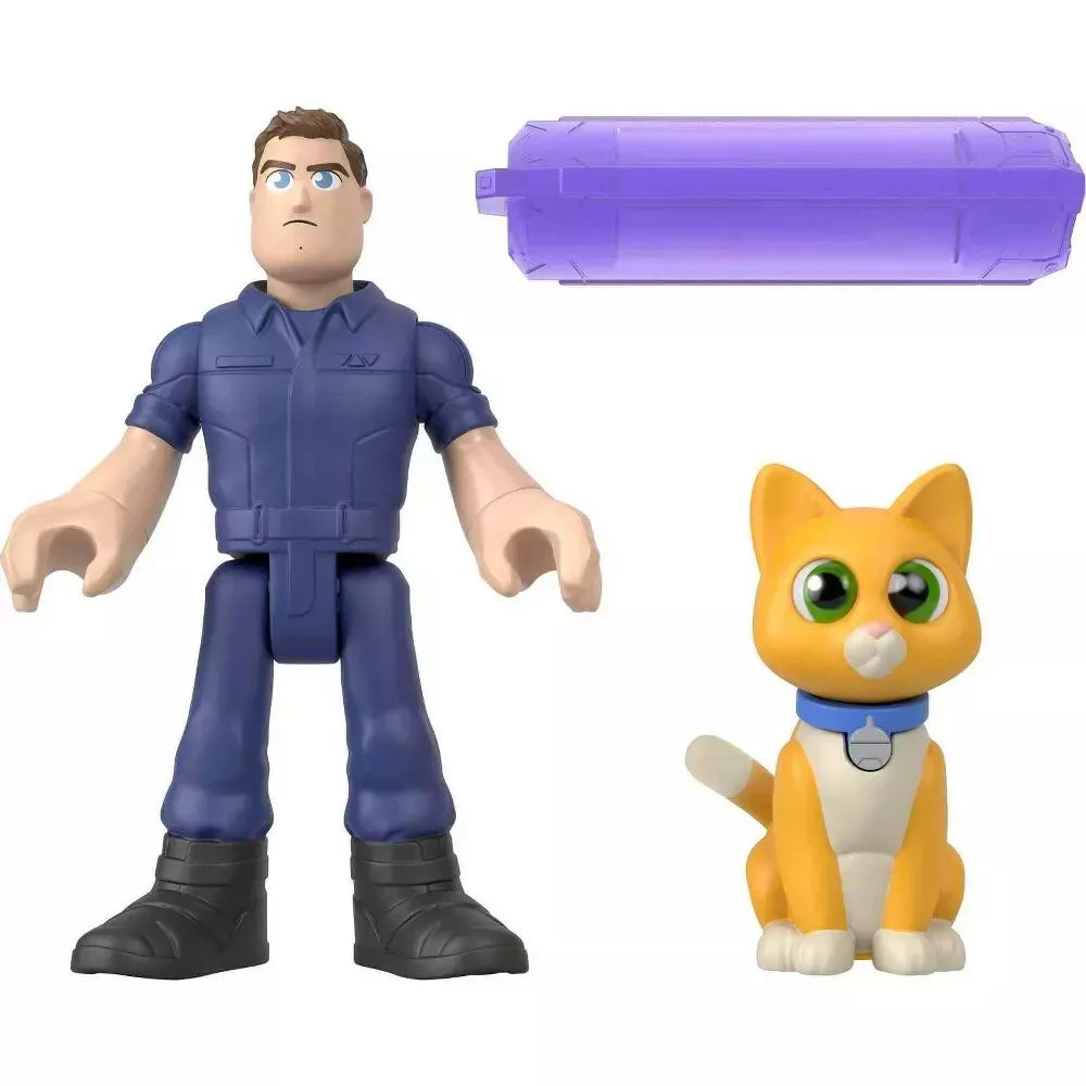 Buzz Lightyear and Sox Cat Action Figure Set Fisher-Price Imaginext Disney Pixar