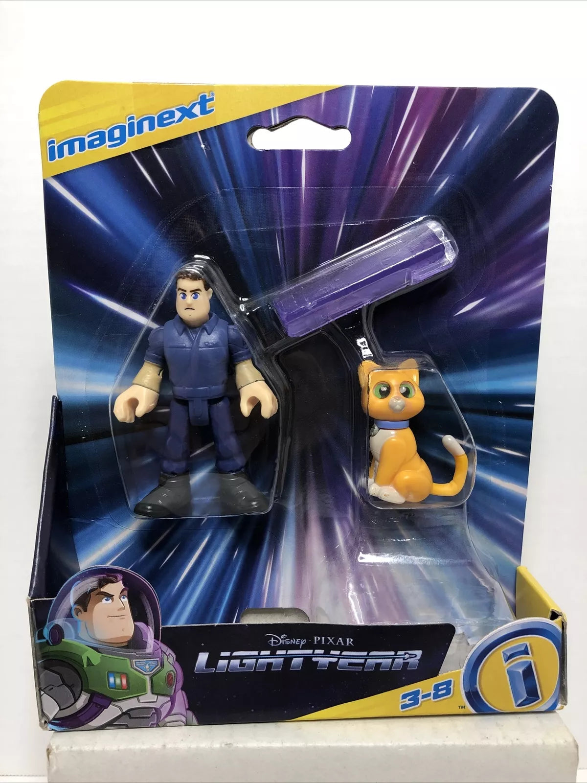 Buzz Lightyear and Sox Cat Action Figure Set Fisher-Price Imaginext Disney Pixar