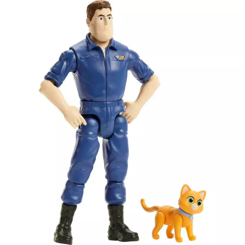 Buzz Lightyear Action Figure 5-Inch with Sox the Cat Disney Pixar Mattel