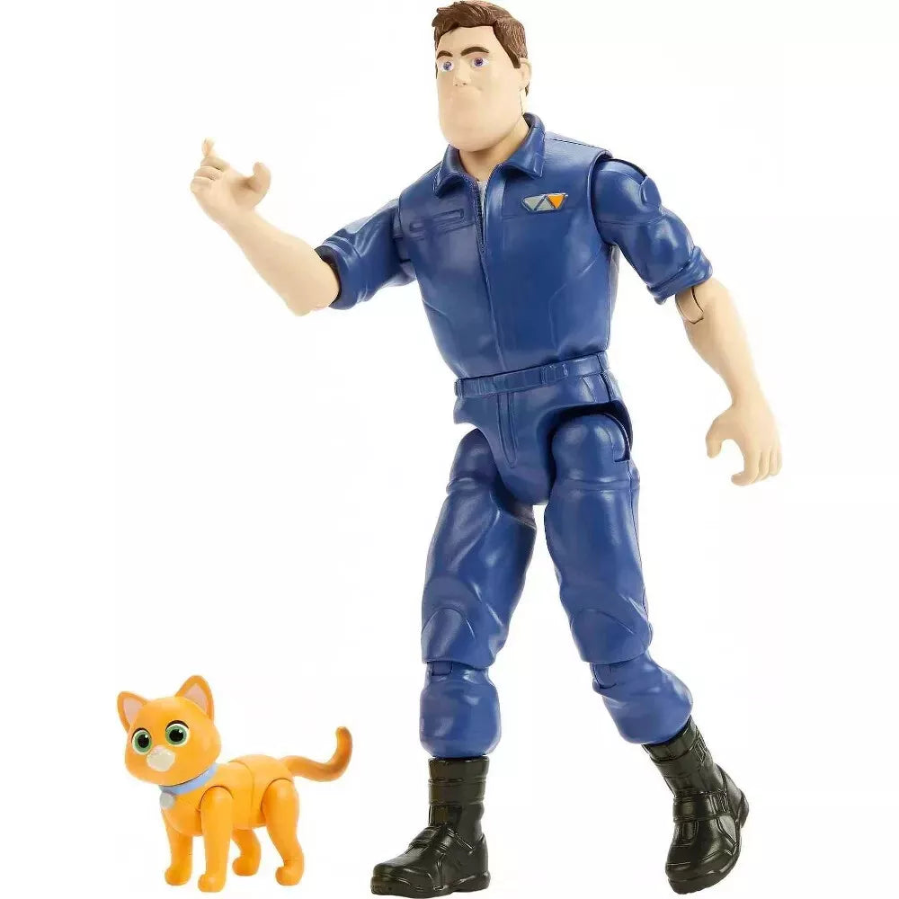 Buzz Lightyear Action Figure 5-Inch with Sox the Cat Disney Pixar Mattel