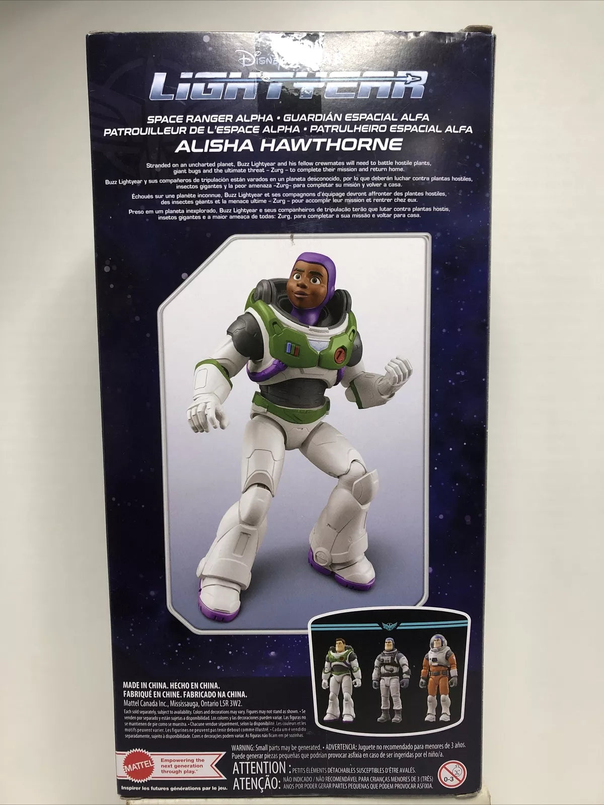 Buzz Lightyear Space Ranger Alpha Alisha Hawthorne Figure 12 Inch Disney Pixar Mattel