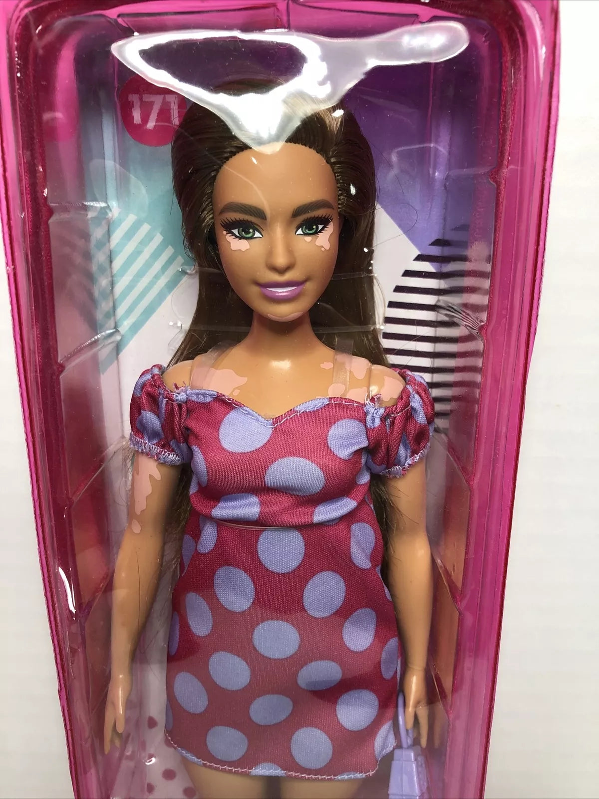 Barbie Fashionistas Doll Vitiligo Condition Polka Dot Dress