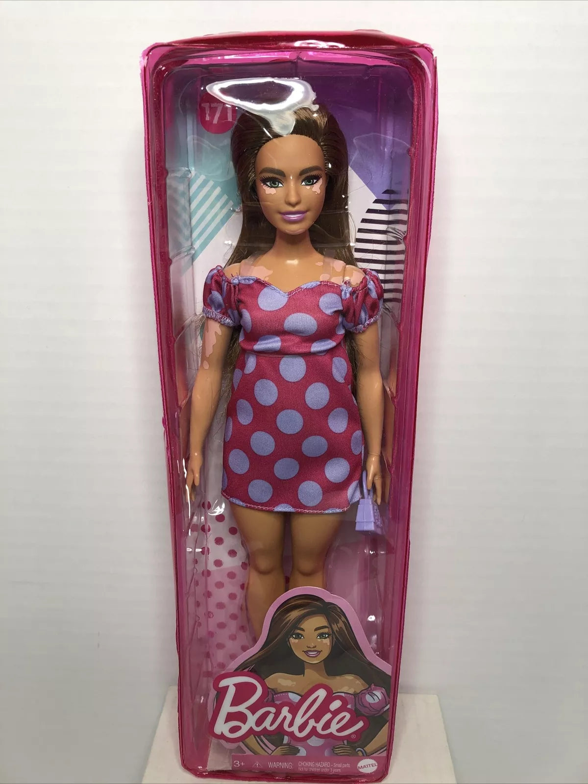 Barbie Fashionistas Doll Vitiligo Condition Polka Dot Dress