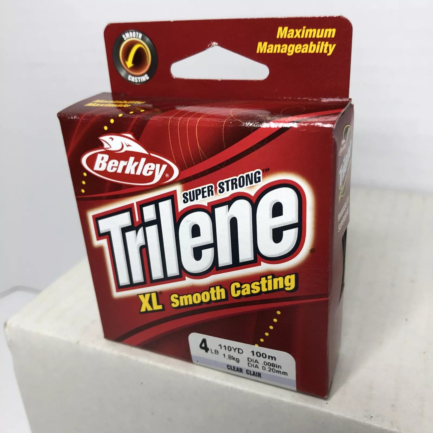 Berkley Trilene Fishing Line XL Smooth Casting 4lb Test Strong Clear 110 Yards