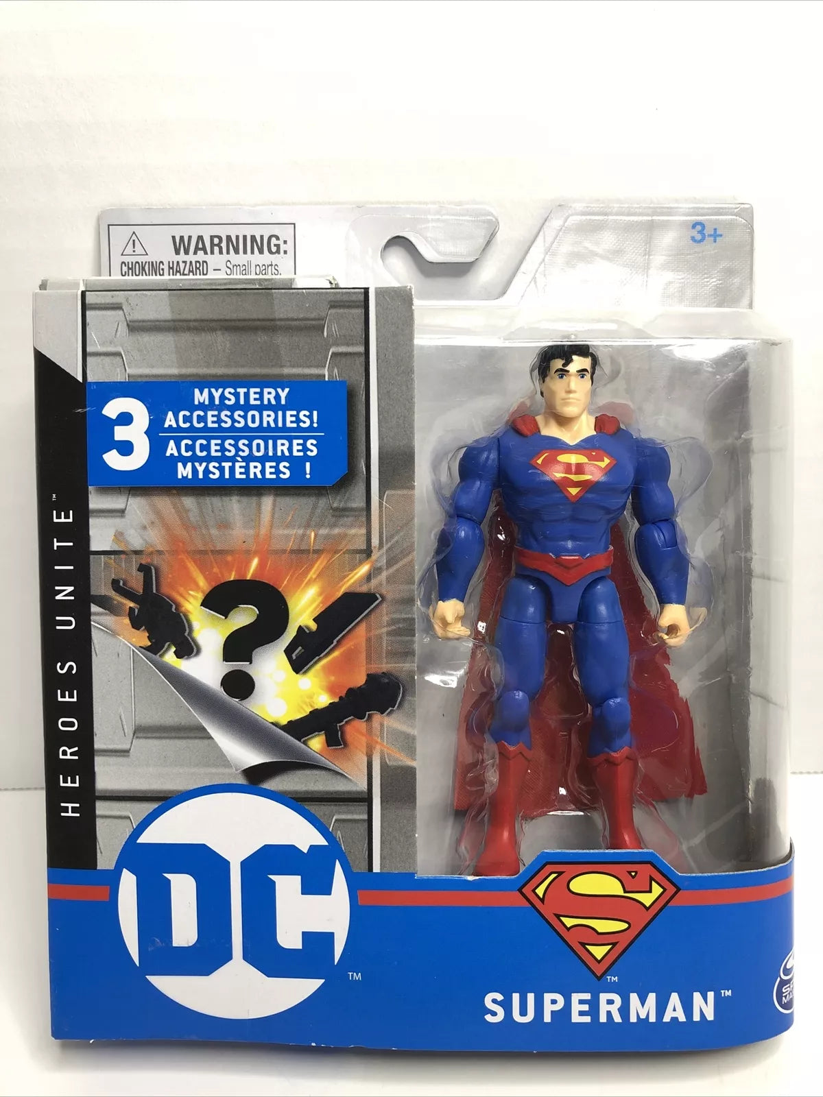 Superman Action Figure with 3 Surprises DC Comics Spin Master