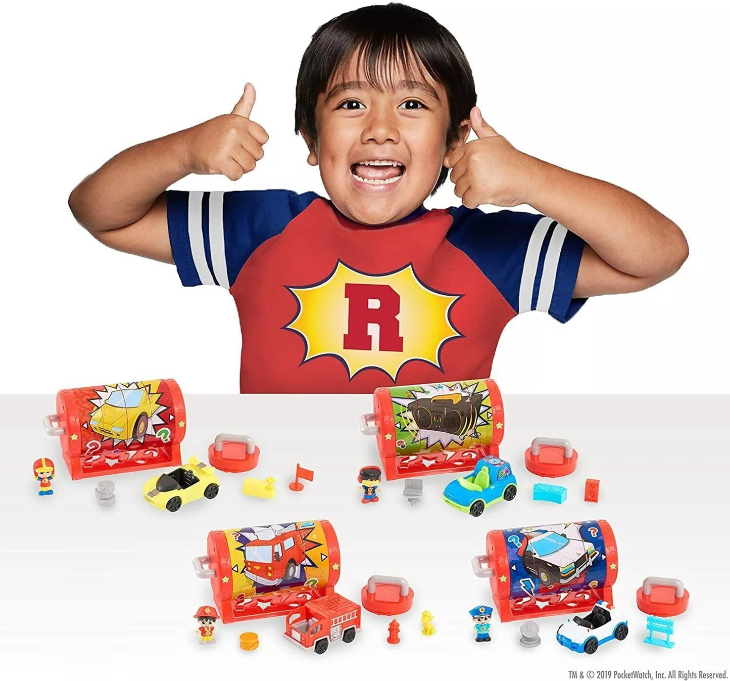 Ryans World Playset DJ Ryan Red Picture Box Puzzle Case Mystery Playdate