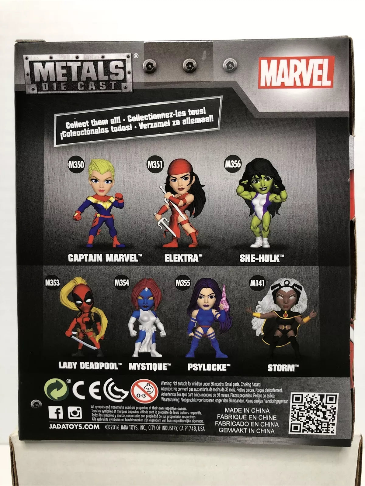 Elektra Metal Figure Die-cast Marvel Jada