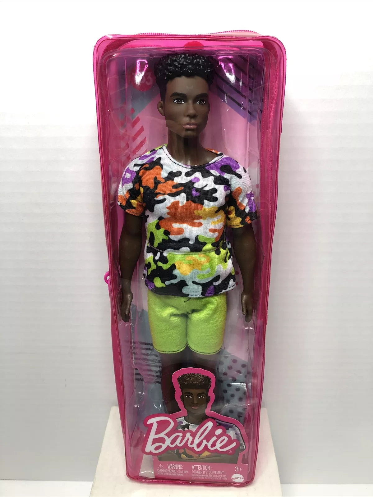 Barbie Ken Doll Urban Camo Shirt Green Shorts and High Tops Fashionistas