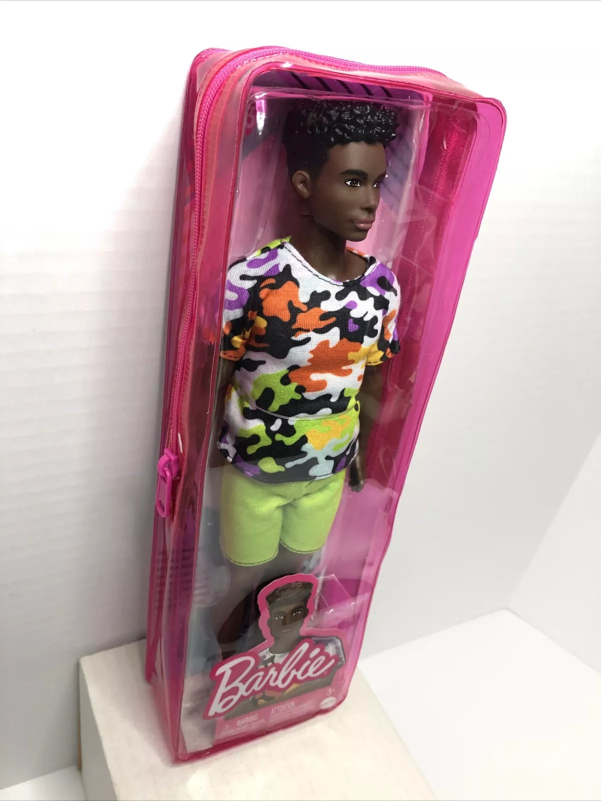 Barbie Ken Doll Urban Camo Shirt Green Shorts and High Tops Fashionistas