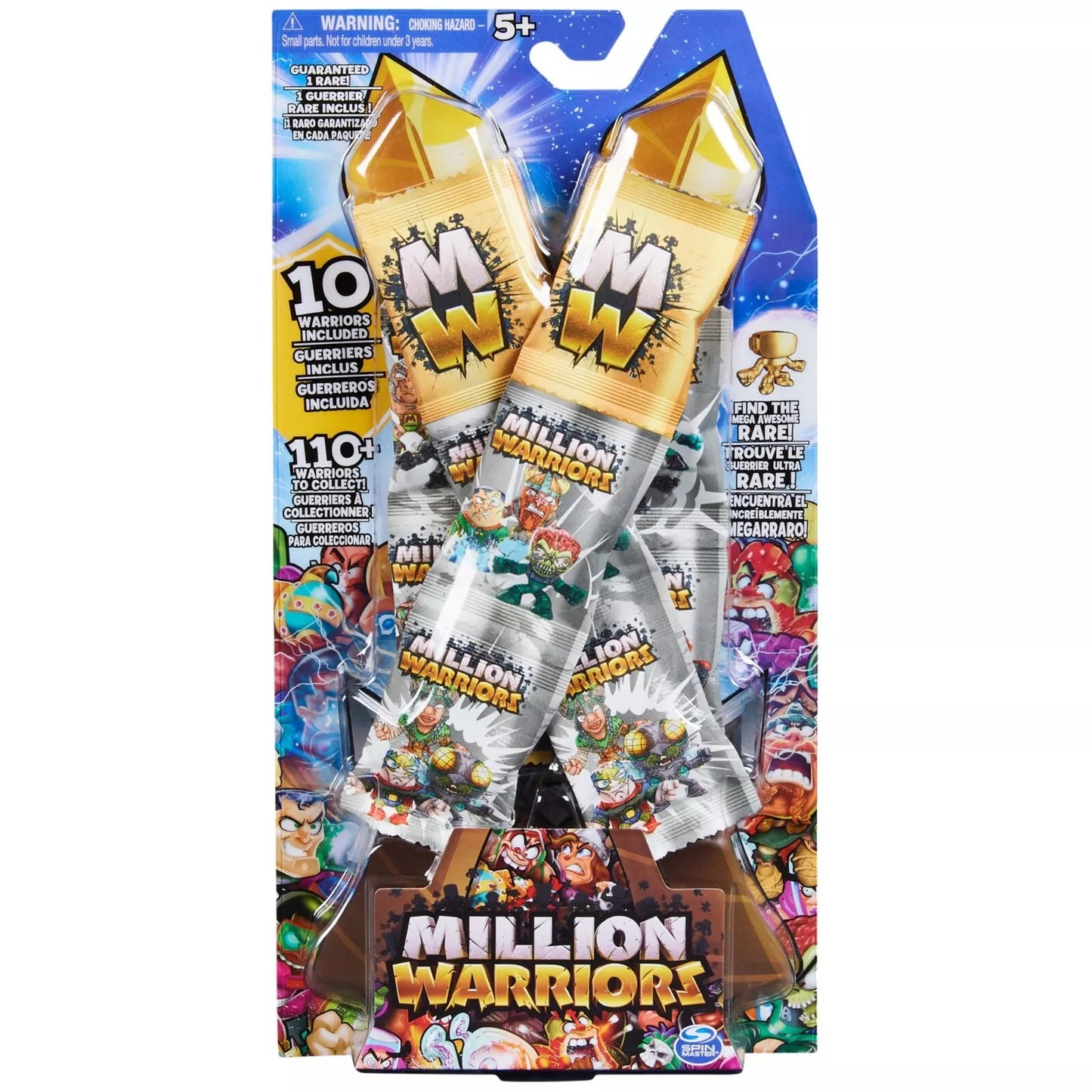 Million Warriors Figures 10 Blind Bags by Spin Master