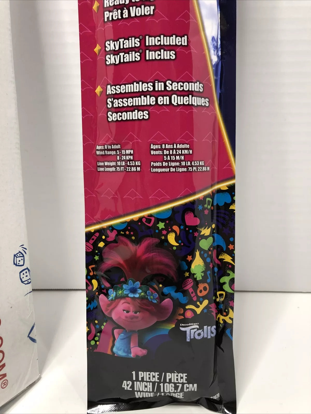 Trolls Poppy Kite SkyDelta 42 Inch Wide