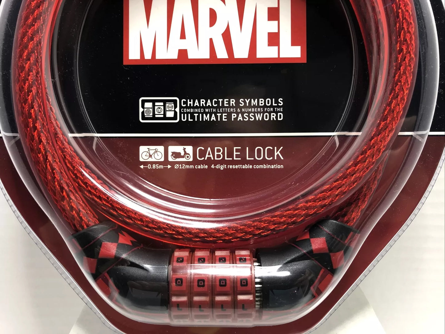 Spider-Man Cable Lock for Bike or Scooter