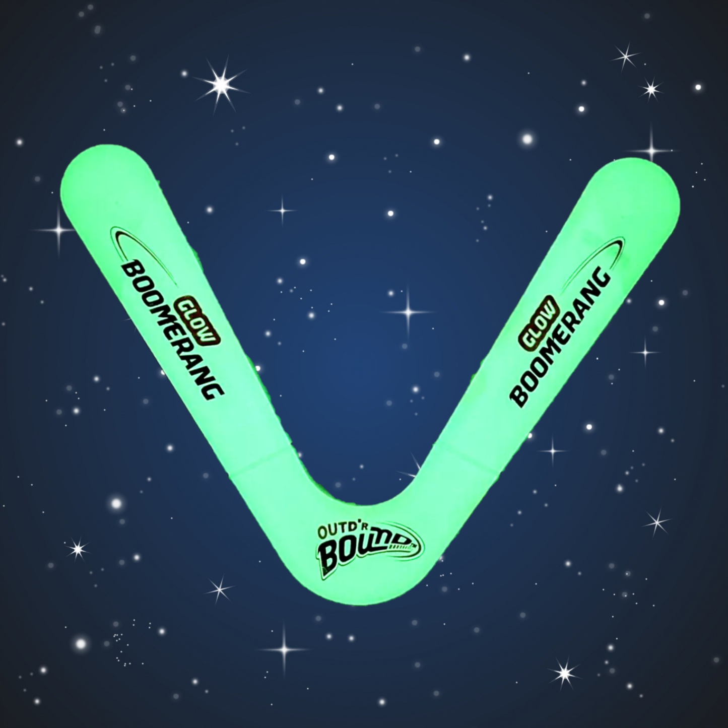 Boomerang Glow in the Dark Outdoor Fun U 2 Wing